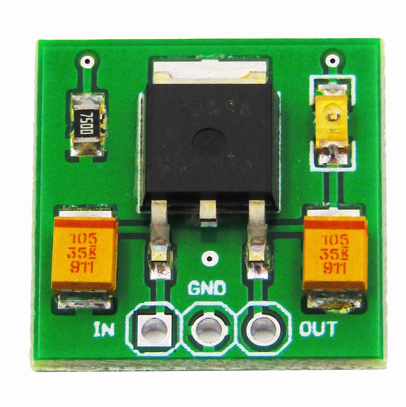 9V LDO Breakout Board with LM7809