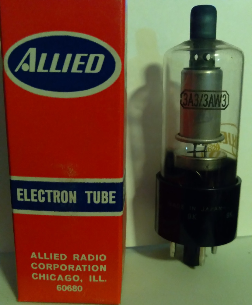 3A3 / 3AW3 vacuum tube high voltage rectifier