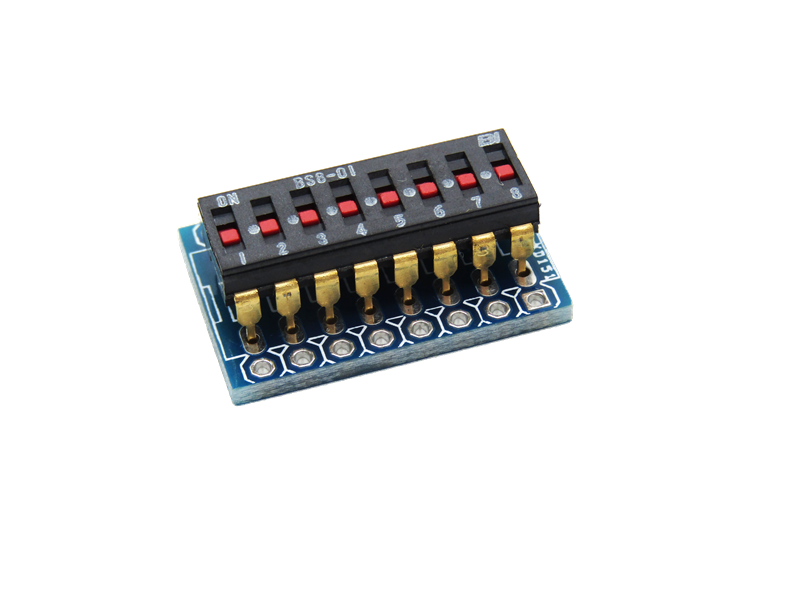 Breakout Board with 8 Pin Dip Switch
